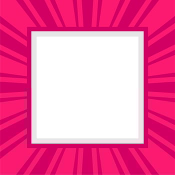 Pink comic background vector