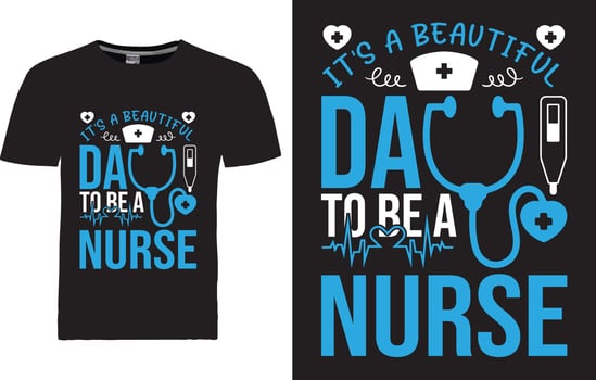 Nurse T-shirt Design vector