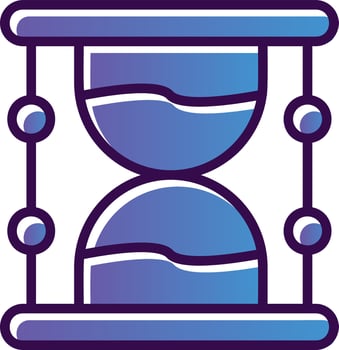 Hourglass Vector Icon Design