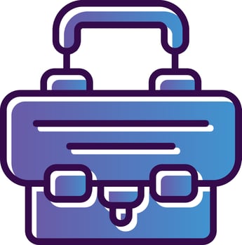 Briefcase Vector Icon Design