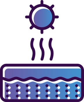 UV Protection Vector Icon Design