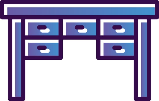 Desk Vector Icon Design