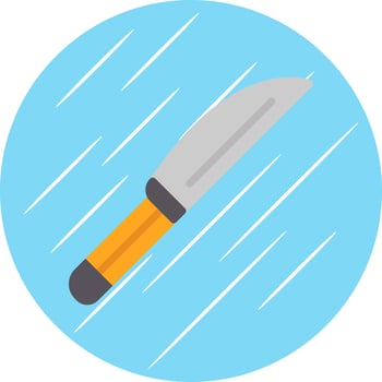 Knife Vector Icon Design