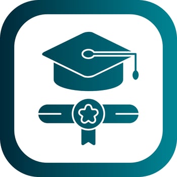 Graduation Vector Icon Design