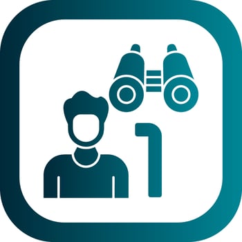 Hiker Vector Icon Design