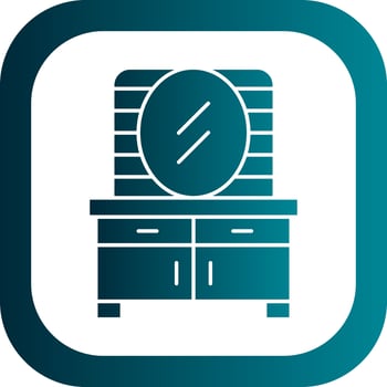 Dresser Vector Icon Design