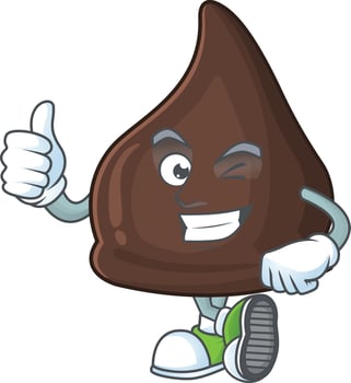 Chocolate conitos Cartoon character vector