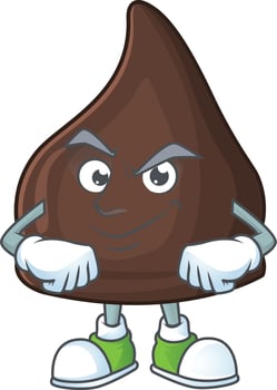 Chocolate conitos Cartoon character vector