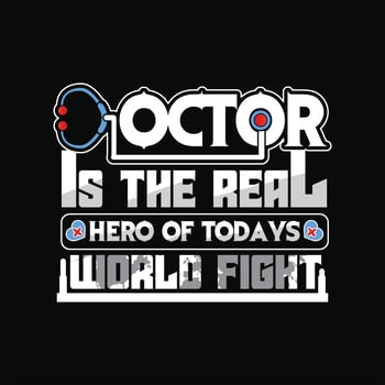 Doctor T-shirt Design vector