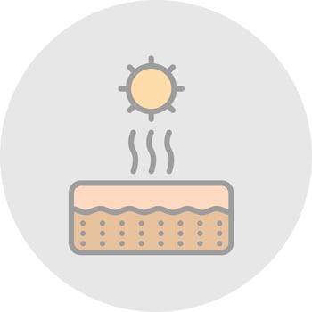 UV Protection Vector Icon Design