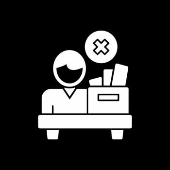 Fired Vector Icon Design