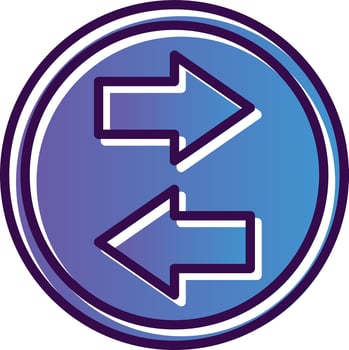Transfer Vector Icon Design
