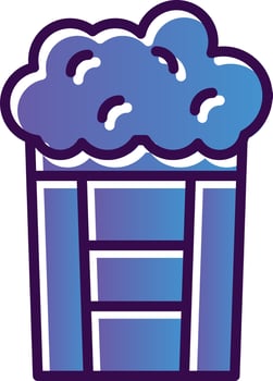 Popcorn Vector Icon Design