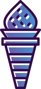 Ice Cream Vector Icon Design