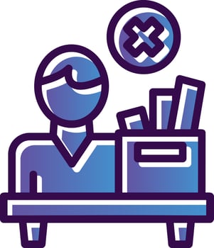 Fired Vector Icon Design