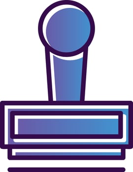Stamp Vector Icon Design