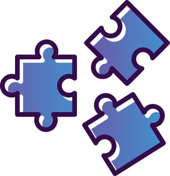 Puzzle Vector Icon Design