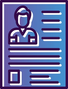 Resume Vector Icon Design