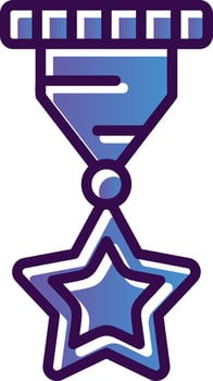 Police Badge Vector Icon Design