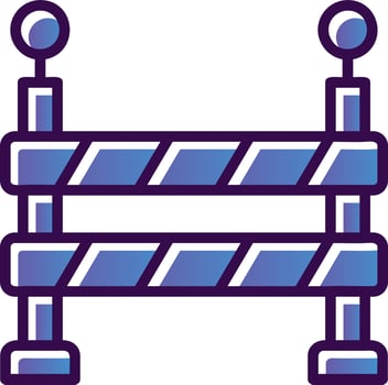 Barrier Vector Icon Design