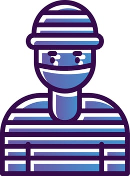 Robber Vector Icon Design