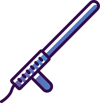 Baton Vector Icon Design