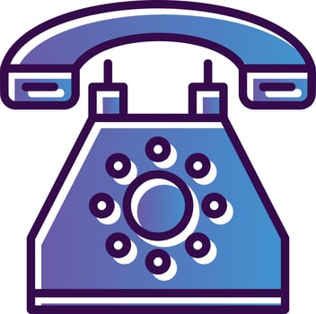 Telephone Vector Icon Design