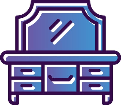 Dresser Vector Icon Design