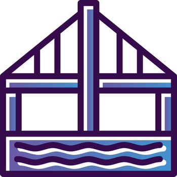 Bridge Vector Icon Design