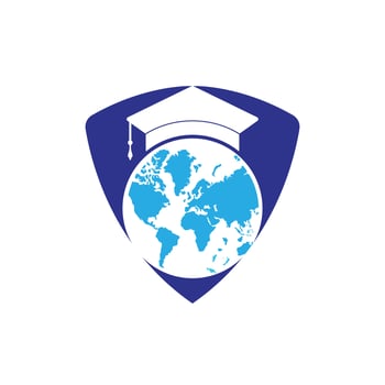 World education logo design. Modern education logo design inspiration. vector