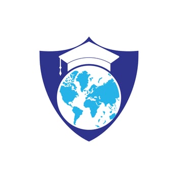 World education logo design. Modern education logo design inspiration. vector
