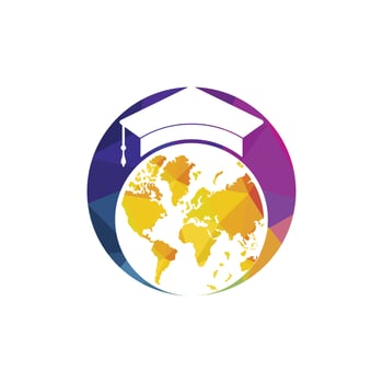 World education logo design. Modern education logo design inspiration. vector