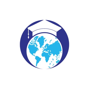 World education logo design. Modern education logo design inspiration. vector