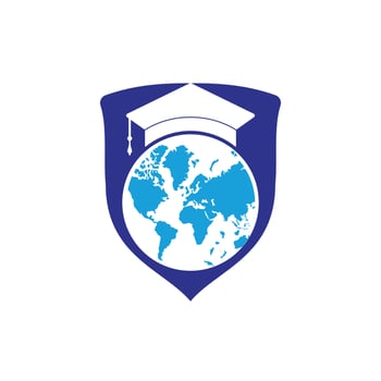 World education logo design. Modern education logo design inspiration. vector
