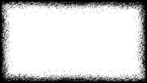 Grunge frame border on white background vector