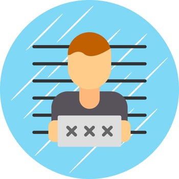 Mugshot Vector Icon Design