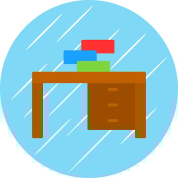 Desk Vector Icon Design