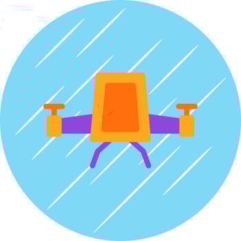 Air Taxi Vector Icon Design