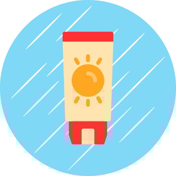 Sunblock Vector Icon Design