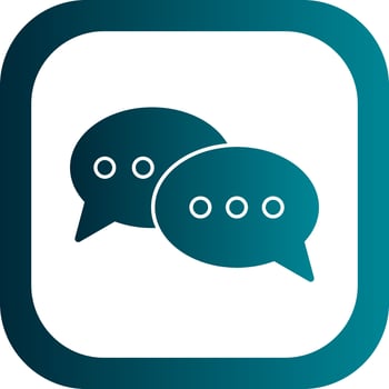 Conversation Vector Icon Design