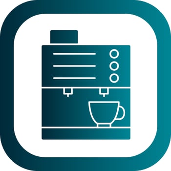 Coffee Machine Vector Icon Design
