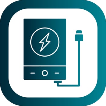 Power Bank Vector Icon Design