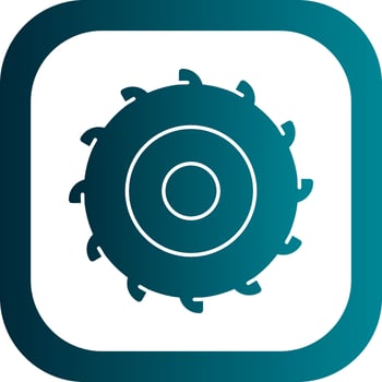 Circular Saw Vector Icon Design