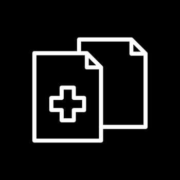 File Medical Alt Vector Icon Design