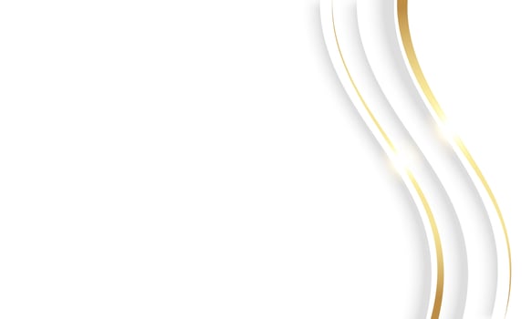 Luxury Gold White Background Design. vector