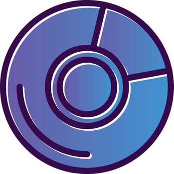 Compact Disc Vector Icon Design