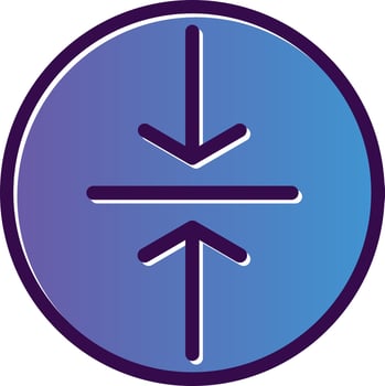 Compress Vector Icon Design