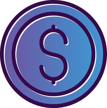 Dollar Sign Vector Icon Design