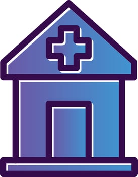 Hospital Vector Icon Design