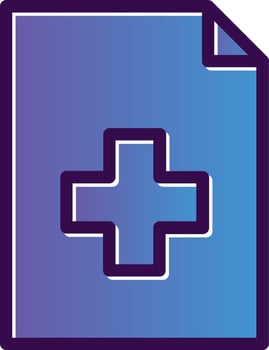 File Medical Vector Icon Design